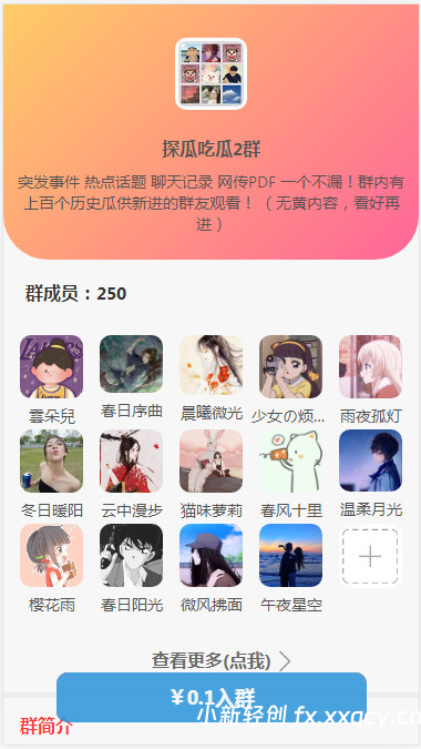 图片[2]-WordPress开发进群V2主题，多种引流方法，引私域二次变现-小新轻创