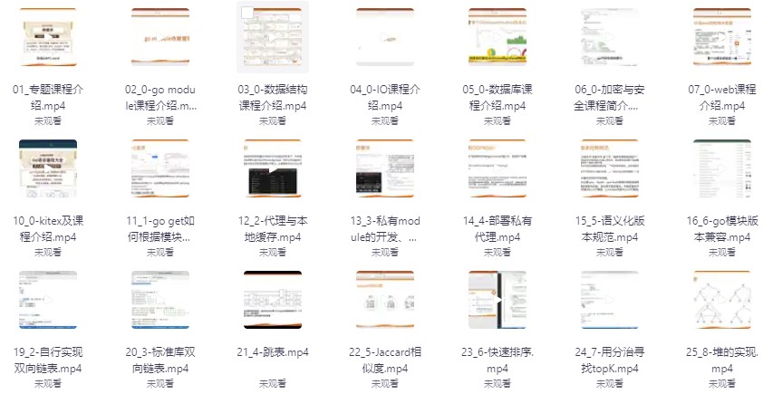 Go语言编程大全，web微服务数据库十大专题精讲-小新轻创