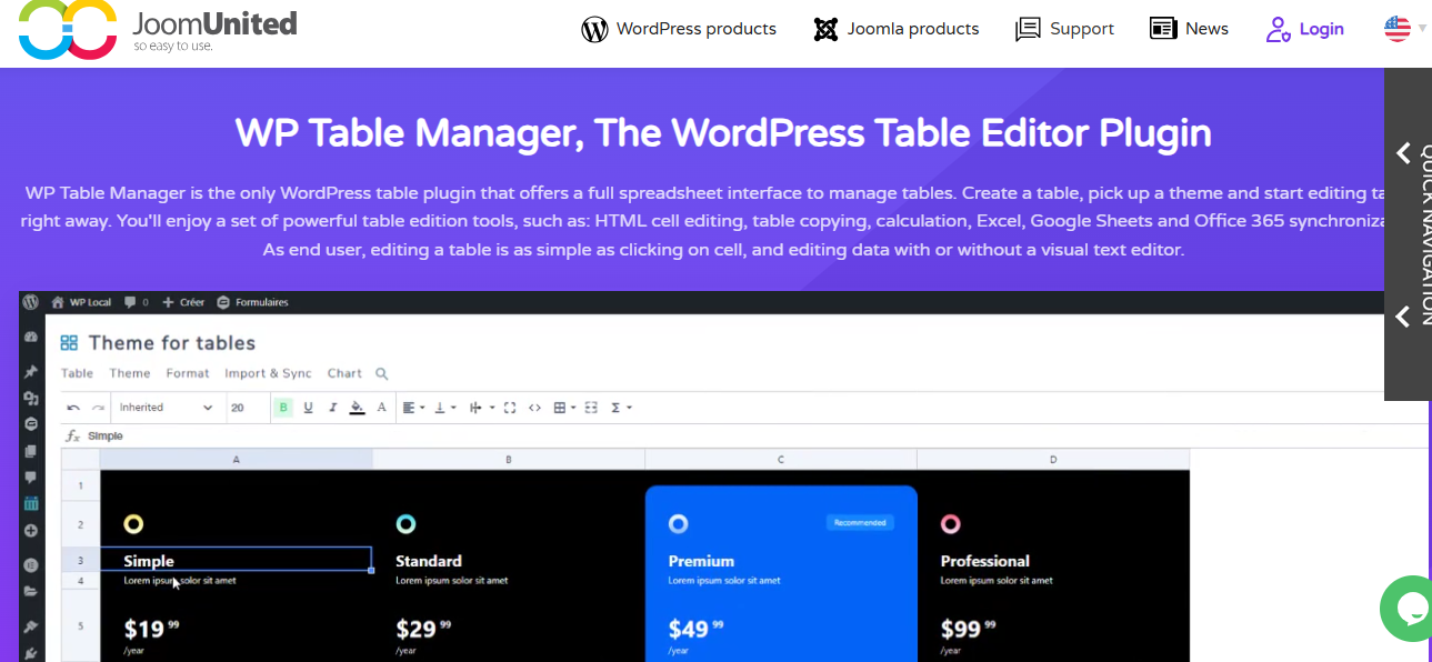 WordPress表格插件–WP Table Manager v4.1.1 破解版下载-小新轻创