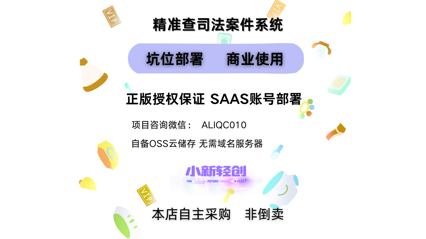 精准查司法案件查询-小新轻创